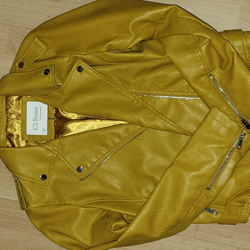 Yellow Motorcycle Jacket